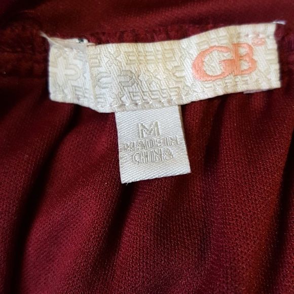 GIANNI BINI | Maroon Wide Leg Open Back Romper Med - Picture 5 of 8